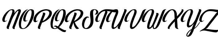White Smith Font UPPERCASE