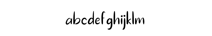 WhiteAmour San Serif Font LOWERCASE