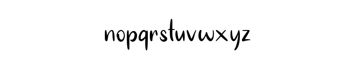 WhiteAmour San Serif Font LOWERCASE