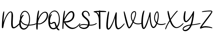 WhiteAmour-Script Font UPPERCASE