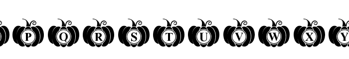 WhitePumpkin Font UPPERCASE