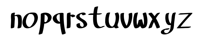 WhiteTiramisu-Regular Font LOWERCASE