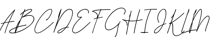 Whiteflower Regular Font UPPERCASE