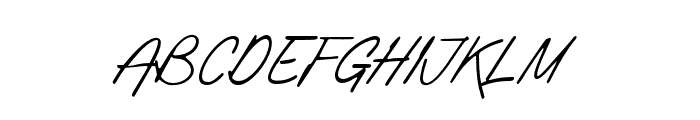 Whitegone-Regular Font UPPERCASE
