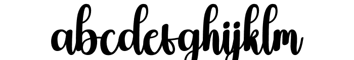 Whitenight Font LOWERCASE