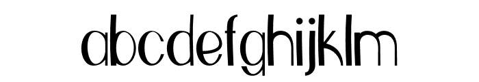 Whiternight Font LOWERCASE