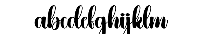 Whitesnow Font LOWERCASE