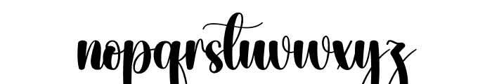 Whitesnow Font LOWERCASE