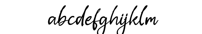 Whitfield Italic Font LOWERCASE