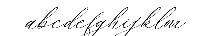 Whitley Pattrycia Italic Font LOWERCASE