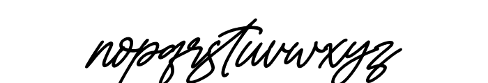 Whotney Haeston Italic Font LOWERCASE