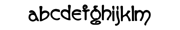 Wiccan Solid Regular Font LOWERCASE