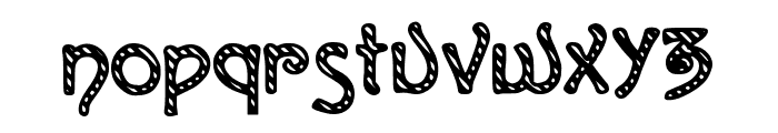 Wiccan Striped Regular Font LOWERCASE
