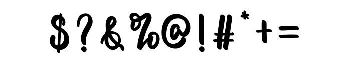Wicked Signature Font OTHER CHARS