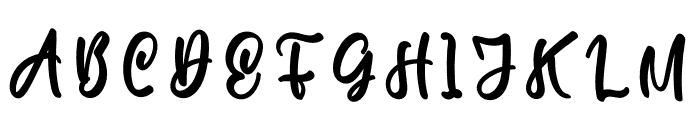 Wicked Signature Font UPPERCASE