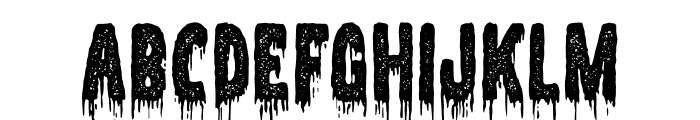 WickedDestiny-DrippyRough Font UPPERCASE