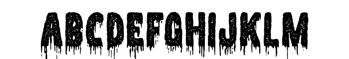 WickedDestiny-DrippyRough Font LOWERCASE