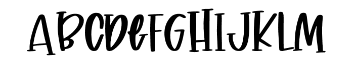 Wickedly Font Regular Font UPPERCASE