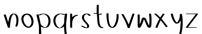 Widyglyphs Bold Font LOWERCASE