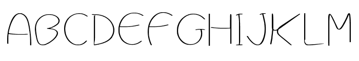 Widyglyphs Regular Font UPPERCASE