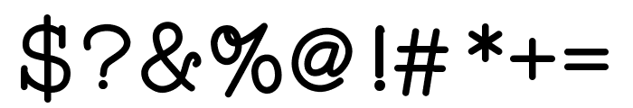 WigendaTypewrite-SemiBold Font OTHER CHARS