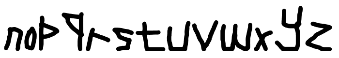 Wiggly Pichi Font LOWERCASE