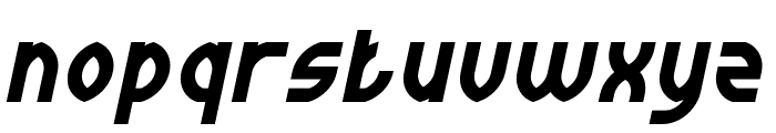Wijaya Fresh Bold Italic Font LOWERCASE