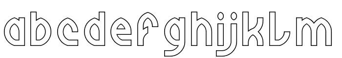 Wijaya Fresh-Hollow Font LOWERCASE