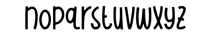 Wild Bouncy Font LOWERCASE
