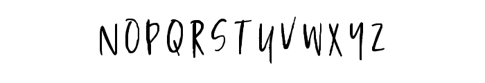 Wild Boy Rustic Sans Regular Font UPPERCASE