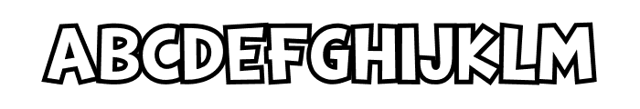 Wild Comic Outline FONT