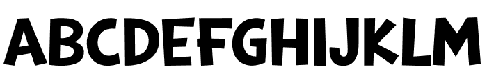Wild Comic Font UPPERCASE
