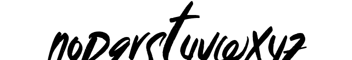 Wild Crow Italic Font LOWERCASE