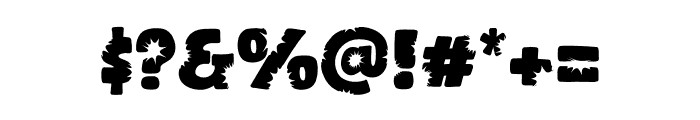 Wild Edge Burst Font OTHER CHARS