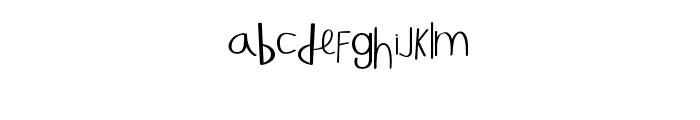 Wild and Thorn Font Regular Font LOWERCASE