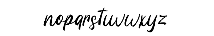 WildGrook-Regular Font LOWERCASE