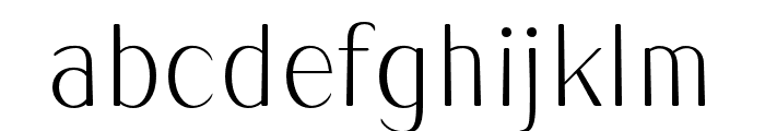 WildernessX-ExtraLight Font LOWERCASE