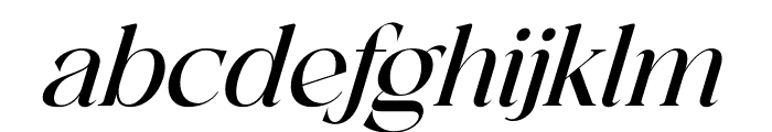 Wildgar Italic Font LOWERCASE