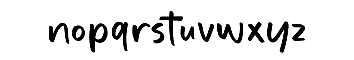 Wildnote Font LOWERCASE