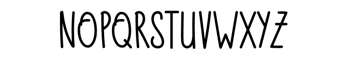 Wildtall Font LOWERCASE