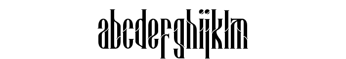 Wilhelmina Accented Font LOWERCASE