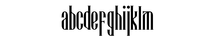 Wilhelmina Regular Font LOWERCASE
