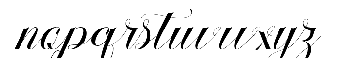 WilldiyanaScript Font LOWERCASE