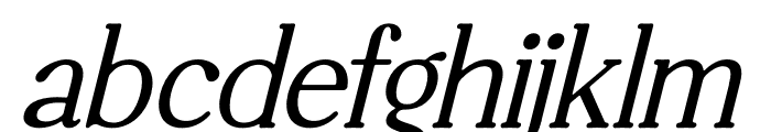Willfteka Italic Font LOWERCASE