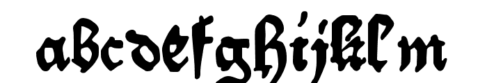 Willie_Caxton Font LOWERCASE