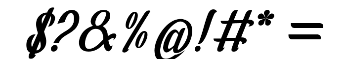 Willona Italic Italic Font OTHER CHARS