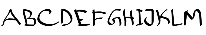Willow-Regular Font UPPERCASE