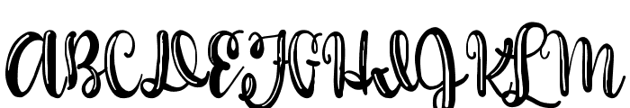 Willow Script Regular Font UPPERCASE