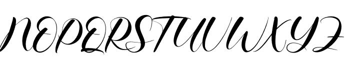 Willowdeen Script Font UPPERCASE