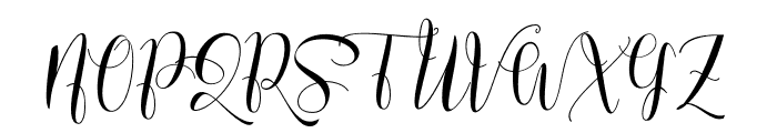 Willshering Font UPPERCASE